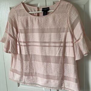 New Liz Claiborne Blush Pink Blouse ~ Petite Medium